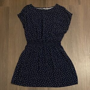 GAP Navy and White Mini Dress